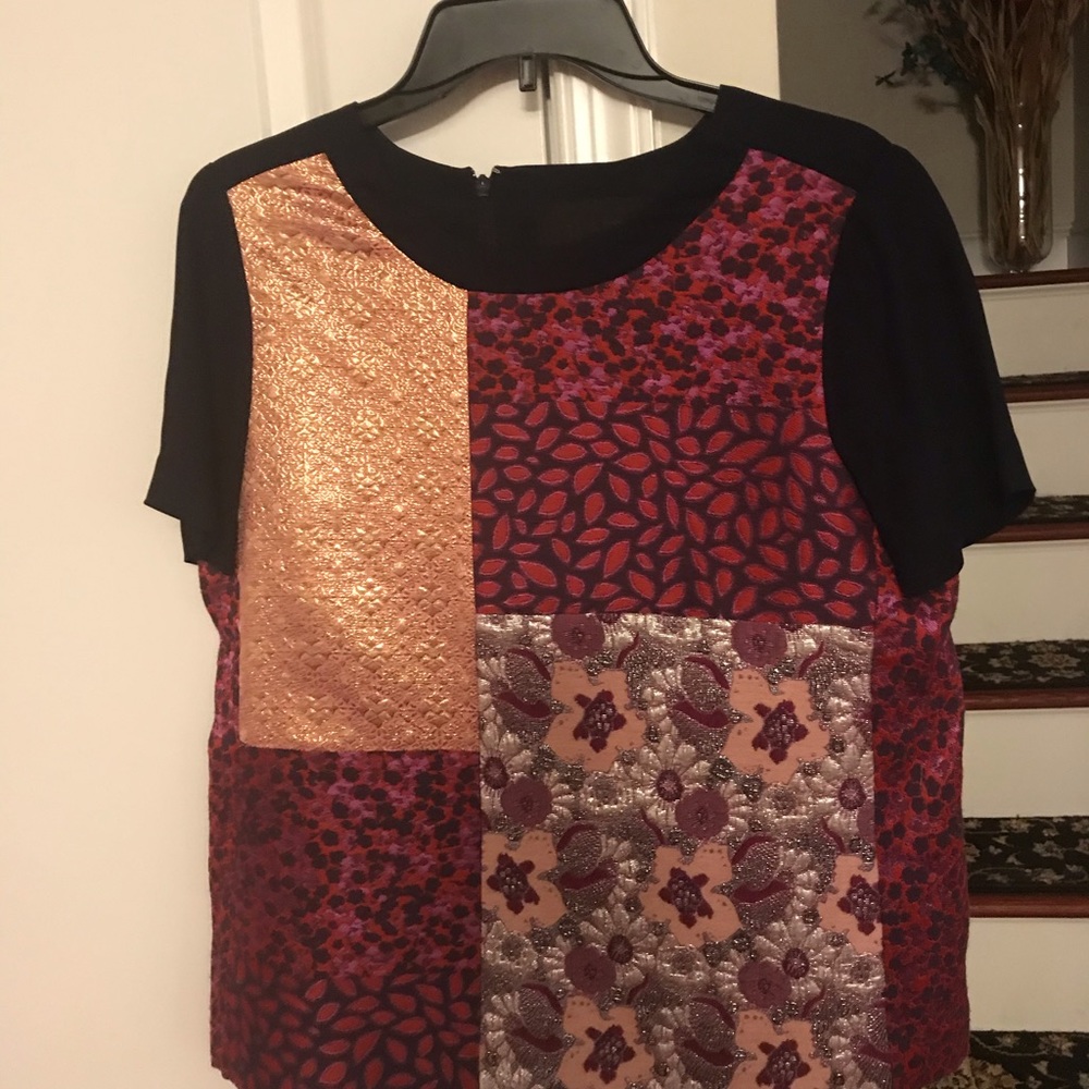 J crew Collection Multi-printed Blouse